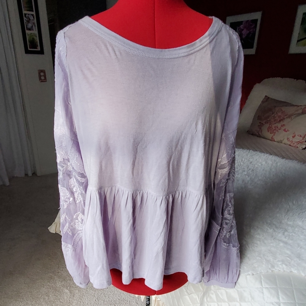 Free People lilac top size small